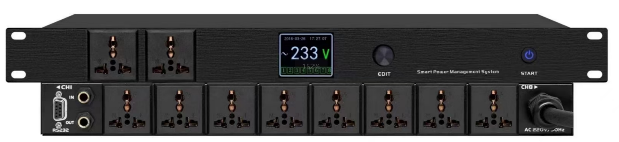  8路中控电源时序器 SR388